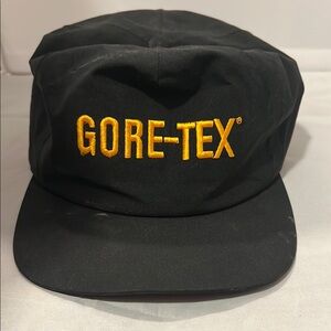 Vintage GORE-TEX Black Spell Out Logo SnapBack Hat